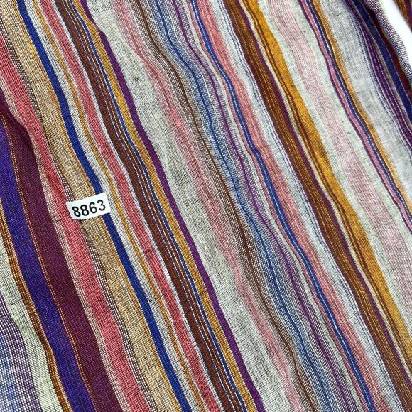 Eskandar Pant Set Womens Size 1 & 2 Multicolor Linen Striped Neiman Marcus - Picture 15 of 16